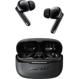 Бездротові навушники Acefast W5 hybrid noise reduction true wireless earbuds Black (6974316285373)