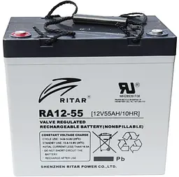 Аккумуляторная батарея для ИБП Ritar AGM VRLA 12 V / 55 А*ч (EV12-55)
