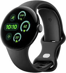 Смарт-годинник Google Pixel Watch 3 41 mm Wi-Fi Matte Black Aluminum Case/Obsidian Active Band