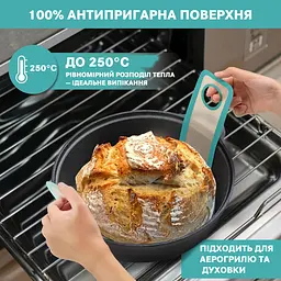 Силіконова стрічка-підкладка (килимок-слінг) для випікання хліба, тіста або кексів у духовці й аерогрилі, Kitchen Master Помаранчевий 87924 - мініатюра 6