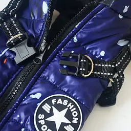Зимова куртка для собак Derby Fashion Sports D76 Navy Blue - мініатюра 5