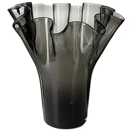 Ваза Lefard Tissue Grey скляна 30х21 см (804-152)