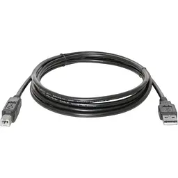 Кабель для принтера Atcom 10909 USB AM - USB BM 5 метрів чорний - мініатюра 4