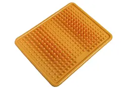 Ортопедичний масажний килимок для стоп EasyFit Acupoint з шипами помаранчевий