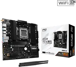 Материнська плата AsRock B850M PRO-A WIFI (B850M PRO-A WIFI) (Socket AM5, AMD B850, Micro-ATX) - мініатюра 5