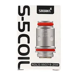 Змінний випарник для вейпу Smoant Santi Coil S-5 - 0.55 Ом (10204) - мініатюра 2