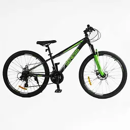 Велосипед спортивний Corso Genesis T-26883 26" сталева рама, Saiguan 21 швидкість