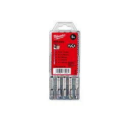 Набір бурів SDS-PLUS с 4-мя кромками що ріжуть Milwaukee 4932352835