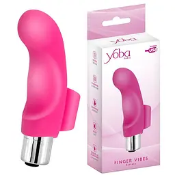 Вібратор на палець Yoba Finger Ecstasy, 9.5 см (рожевий) - мініатюра 4