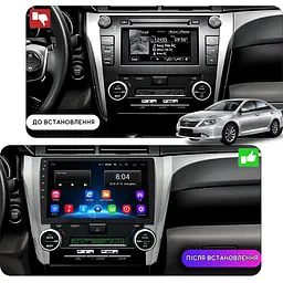 Автомагнітола штатна Toyota Camry V55 2015-2017 10 чорний XPRO (MER-14130_5866) - мініатюра 6