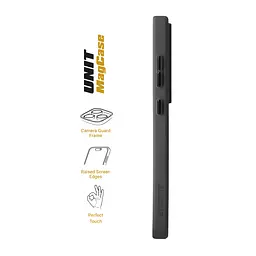 Чехол Samsung Galaxy S26 Ultra 5G, Unit MagSafe, черный, прозрачный, магсейф, противоударный, магнитный, панель-накладка с поддержкой MagSafe, с поддержкой беспроводной зарядки, TPU+PC, защита всего корпуса, ударопрочный, ArmorStandart (ARM88809) - мініатюра 3