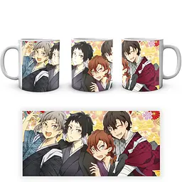 Кухоль GeekLand Bungou Stray Dogs Проза Бродячих Псів Ацуши Акутагава Дазай Чуя BSD 30 330 мл білий - мініатюра 4