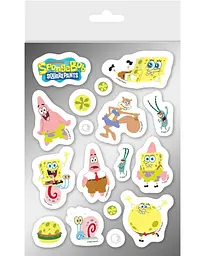 Стікерпак прозорий SpongeBob SquarePants наліпки (125057)