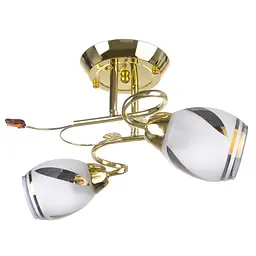 Люстра стельова Brille класична E27 40W G (LK-367C/2)