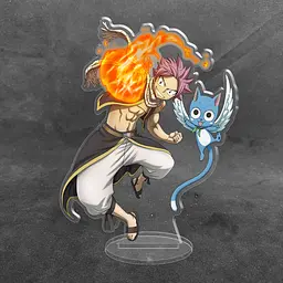 Акрилова колекційна фігурка Аніме: Fairy Tail Казка про хвост феї Нацу Драгніл 15 см - мініатюра 2