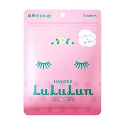 Маска для обличчя Lululun Premium Face Mask Hakone Rose 7 шт х 4 уп (4582305066302) - мініатюра 2