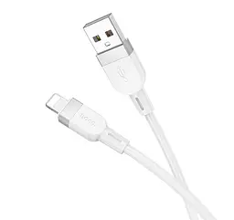 Кабель синхронизации Hoco X109 Silicone 2.4A USB to Lightning 1m White (35923_3605827)