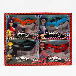 Набір ляльок 2010 F "LADY BUG & CATS SUPER", висота ляльки 30 см, маска, в коробці (6984849436197)