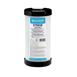 Картридж зі спресованого активованого вугілля Ecosoft CTO10 4,5"х10" (CHVCB4510ECO)
