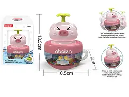 Іграшка-бризгалка "Порося в чашці" на помповому механізмі Bath Toys
