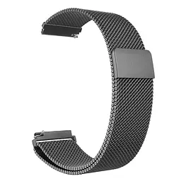 Ремінець BeWatch Samsung Galaxy Watch 3 41мм/Active/Active 2 міланська петля 20 мм Браслет Чорний (1010201) - мініатюра 2