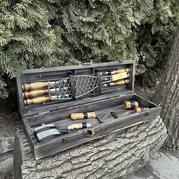 Подарунковий набір Mzavod Майстер BBQ темна текстура - мініатюра 2