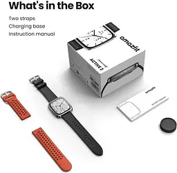 Смарт-годинник Amazfit Active 2 Square Black Leather (W2440GL3N) - мініатюра 5