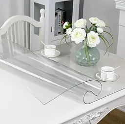 Силіконова скатертина на стіл Soft Glass М'яке скло 1.3х1.0 м (товщина 1.5мм) - мініатюра 2