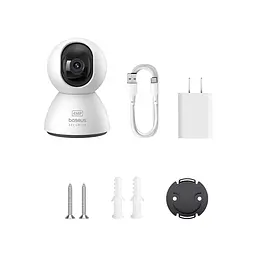 IP-камера відеоспостереження Baseus Security P1 Indoor Camera 3K біла EU (S0TV012132) - мініатюра 8