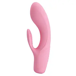 Вібратор-кролик Pretty Love Tim Vibrator Light 15.5 см рожевий - мініатюра 4