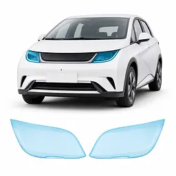 Антигравійна захисна бронеплівка за лекалами для BYD Dolphin I 2021-2024 - оптика (фари та ПТФ)