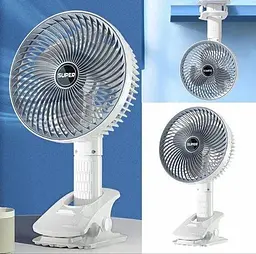 Вентилятор портативний Desktop Fan Multi Function / Акумуляторний вентилятор на прищіпці / Вентилятор міні на USB - мініатюра 3