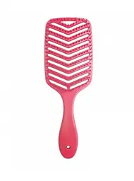 Щітка для волосся Diamond Hollow Comb професійні масажні гребінці для волосся рожева