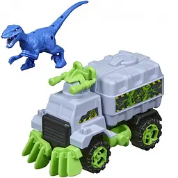 Уцінка. Ігровий набір Road Rippers машинка та динозавр Raptor blue (20076)