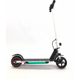 Дитячий Електросамокат E-Scooter ES3 LED + амортизатор Білий - мініатюра 4