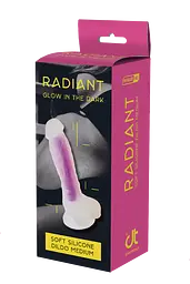 Неоновий фалоімітатор DreamToys Radiant 19 см синій - мініатюра 13