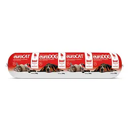 Вологий корм EuroDog/EuroCat Salami Beef для собак і котів салямі з яловичиною 1 кг