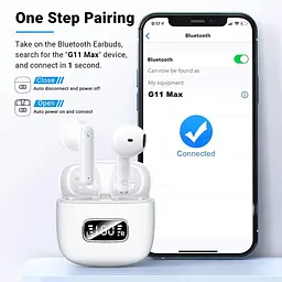 Бездротові навушники Bluetooth 5.3 з 4 мікрофонами - мініатюра 4