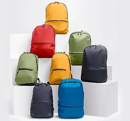 Рюкзак RunMi Z Bag Ultra Light Portable Xiaomini Backpack Green - мініатюра 5