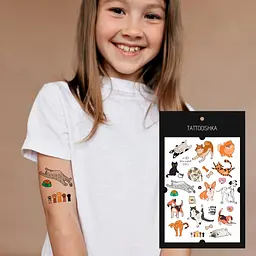 Тату набір Tattooshka Котики та песики LB-145 (4825800010204) shop (4825800010204) - мініатюра 2