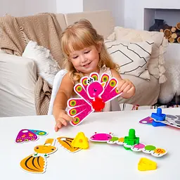 Игра-конструктор Fisher-Price. Maxi болтики Vladi Toys VT2905-23 укр - миниатюра 5