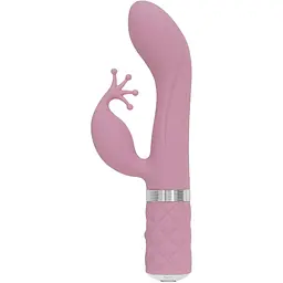 Розкішний вібратор-кролик Pillow Talk - Kinky Pink з кристалом Сваровські