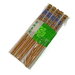 Палички для їжі бамбукові 10 пар 24,5х9х1,5 см