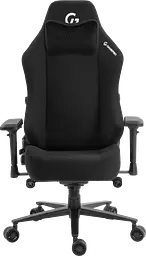 Крісло ігрове GamePro GC775B Black fabric (GC775B) - мініатюра 3