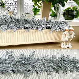 Гірлянда хвойна Hvoya Traditional лита засніжена 2 м
