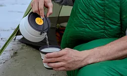 Набір посуду Sea to Summit Frontier UL Collapsible Kettle Cook Set, на 1 персону (чайник+миска+чашка) Різнокольоровий - мініатюра 4