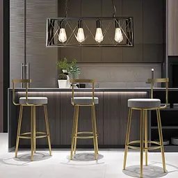 Промисловий світильник стельовий MR.3 Retro Rectangle Pendant Light 4 Light Kitche Island Lighting - мініатюра 2
