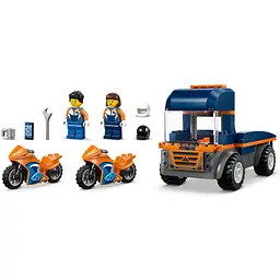 Конструктор LEGO City Транспортер мотоциклів 88 деталей (60491) - мініатюра 4