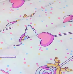 Дитяча постільна білизна в ліжечко LOLLIPOPS CS6, рожевий (LollipopsRainbow_46Camellia_140) - мініатюра 12