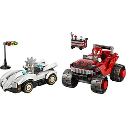 Конструктор LEGO Sonic the Hedgehog Автомобіль Сільвера vs. монстр вантажівки Наклза 378 деталей (77118) - мініатюра 7
